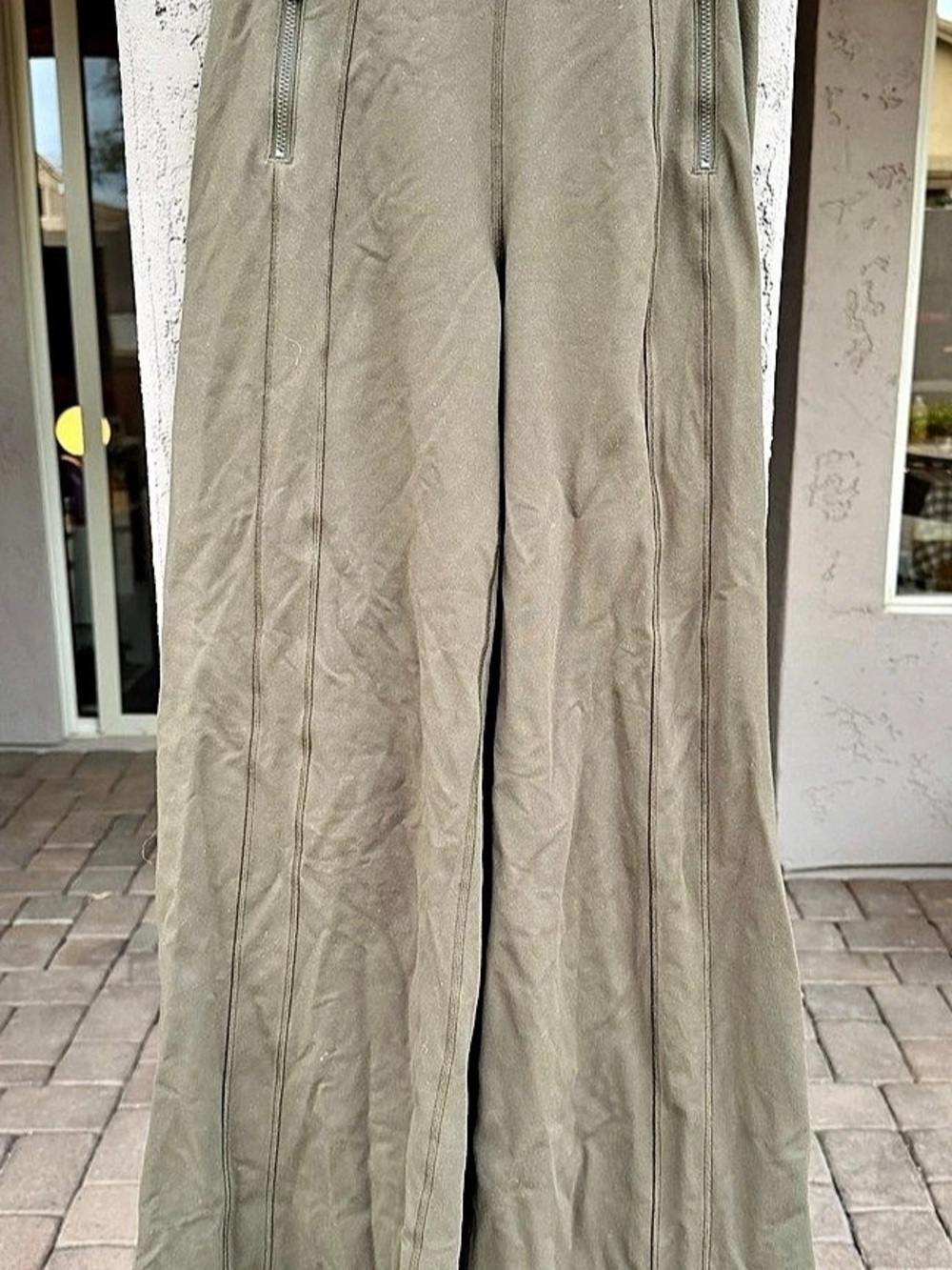 lululemon Define Nulu High-Rise Wide-Leg Pant Olive XXS
